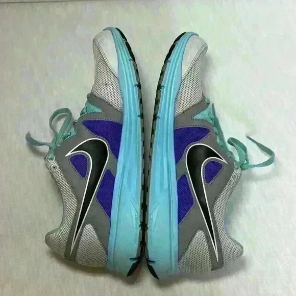 NIKE Lunarfly+ 3 Pure Platinum Multicolor Running Shoes #487751-004 Women Sz 11 - Picture 9 of 14